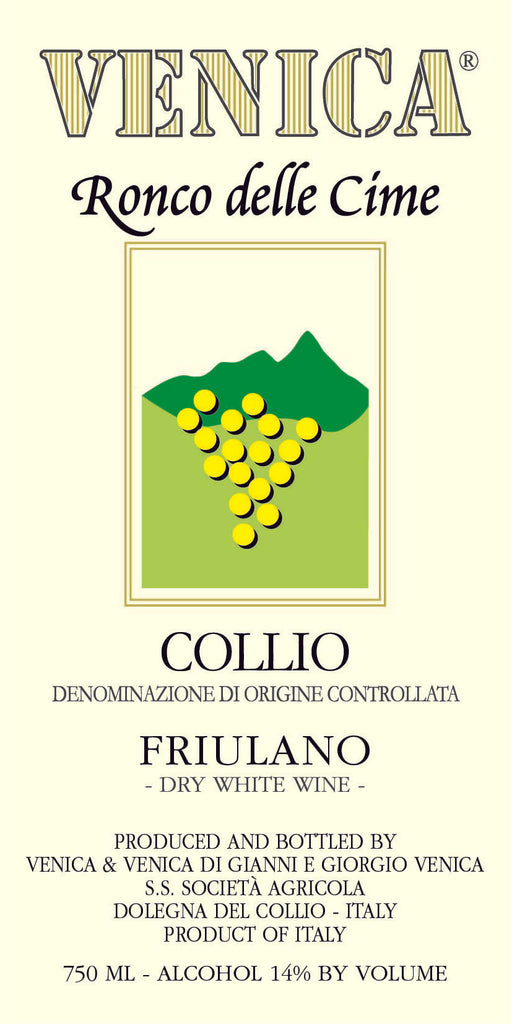Venica Friulano "Ronco delle Cime" 2024