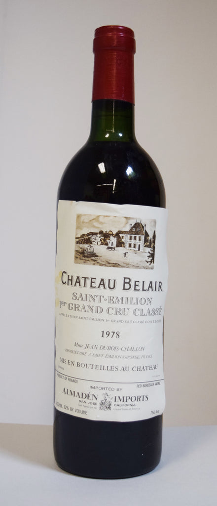 1978 Chateau Belair Saint-Emilion