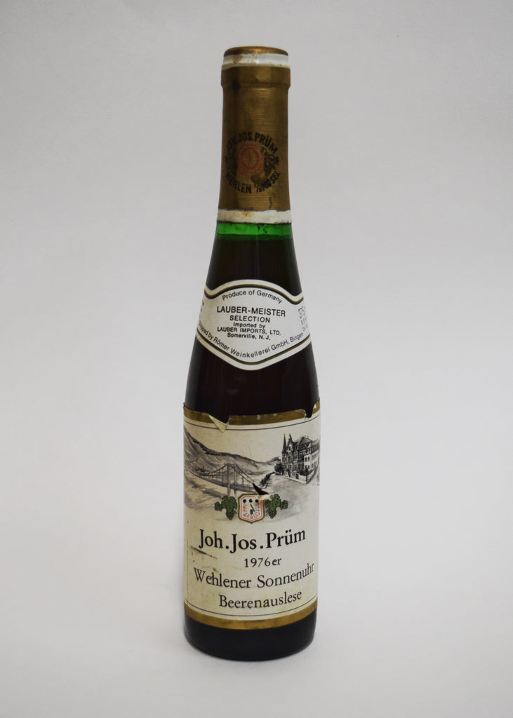 1976 Joh. Jos. Prum Wehlener Sonnenuhr Beerenauslese Goldkapsel Riesling